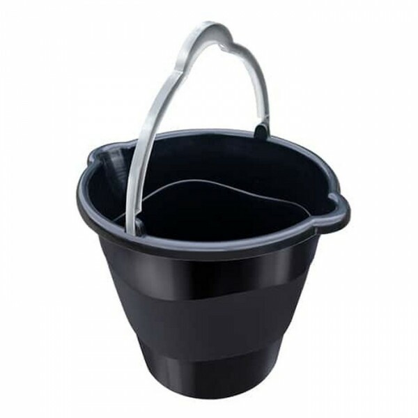 BALDE 10L BICO DUPLO PRETO ARQPLAST
